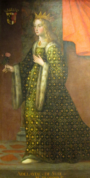 Adélaïde de Suse - huile du XVIIIe siècle - palais royal de Venaria Reale